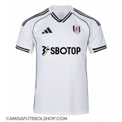 Camisa de time de futebol Fulham Joachim Andersen #5 Replicas 1º Equipamento 2025-26 Manga Curta Camisa de time de futebol Fulham Joachim Andersen #5 Replicas 1º Equipamento 2025-26 Manga Curta